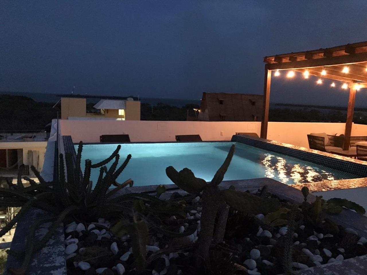 Hotel Luna Roja Holbox Bagian luar foto