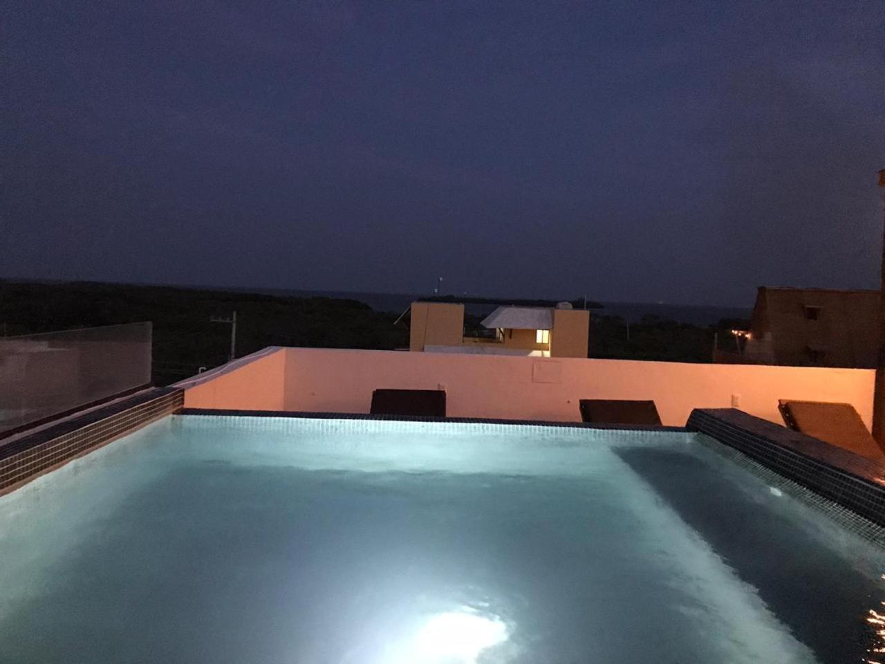 Hotel Luna Roja Holbox Bagian luar foto